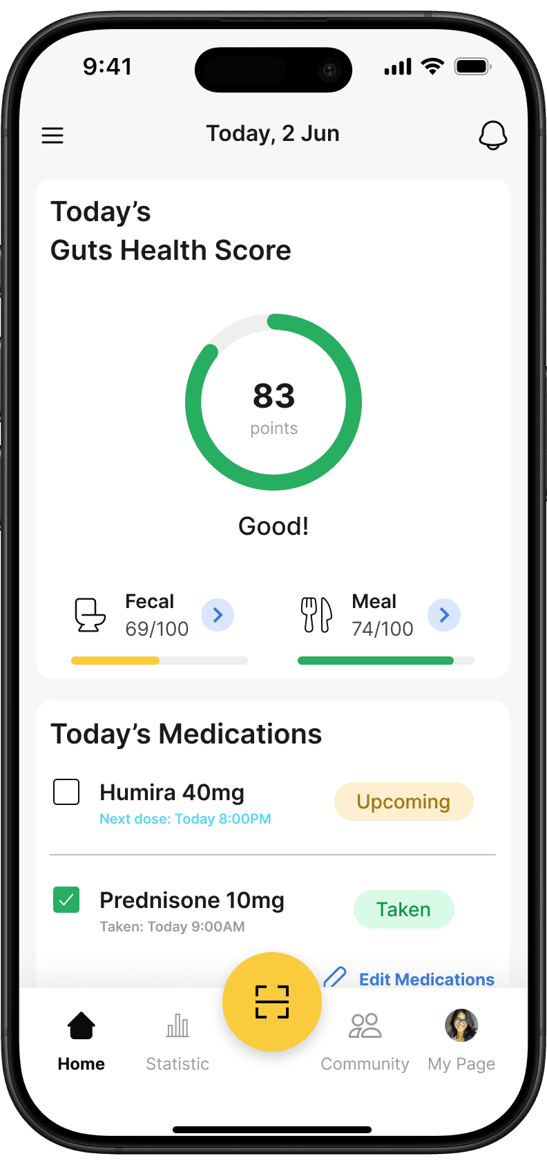 Fecal Scanner AI Analysis Interface